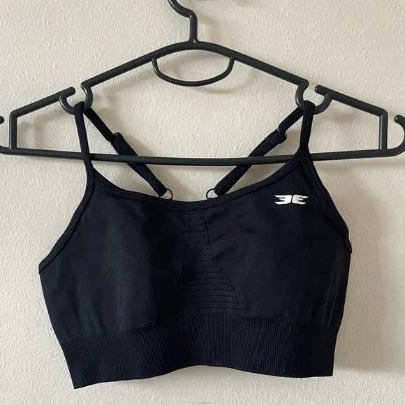 Elite Eleven, Size XS, Black Sports Bra - Picture 1 of 2